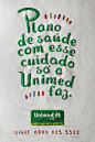 CAMPANHA UNIMED BORDADOS : CAMPANHA CRIADA PELA FNAZCA RIO TOTALMENTE PRODUZIDA COM BORDADOS REAIS.