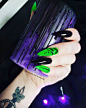 60+ Halloween Nail Art Ideas : 
There are so many fun designs to choose from and depending on the costume for your Halloween, you should pick the one that suits your costume theme the best. Zombie nails,Skull nails, witch nails, spider nails, pumpkin nail