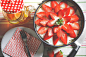 Fresh Strawberries Cake Free Image Download