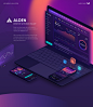 ALDEN - Multi Currency Crypto Wallet : Colorful and alive design for iOS and Desktop multi-currency crypto wallet we’ve had the opportunity to work on recently with maise.io team. 