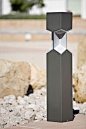 Knight Bollard shown with Black Texture powdercoat