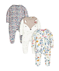 Pretty Forest Sleepsuits - 3 Pack