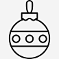 圣诞球图标 https://88ICON.com 装饰 点缀 玩具 装饰品