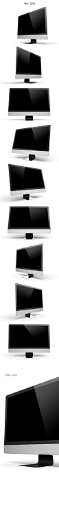 手机电脑显示屏幕界面场景展示效果图电视电子产品PS样机智能贴图