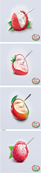 法国著名的优酪品牌Yoplait平面广告 - Ux创意杂志