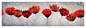 Red Blossoms Wall Art - transitional - Paintings - Renwil