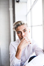 银发妖孽小鲜肉Lucky Blue Smith 帅炸时尚圈