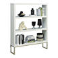 Monarch Specialties - Monarch Specialties 60 Inch Hollow-Core Room Divider in White - Turn any room in your home into a contempory wonderland. This room divider/ bookcase is constructed of rich white hollow-core with a 60" height shelving system. Acc