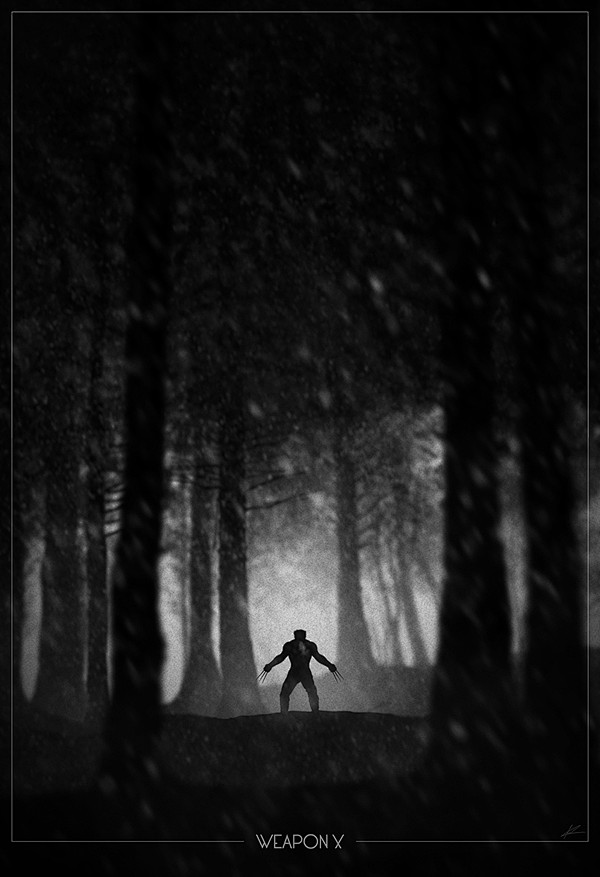 Marko Manev: 超级英雄黑白风...