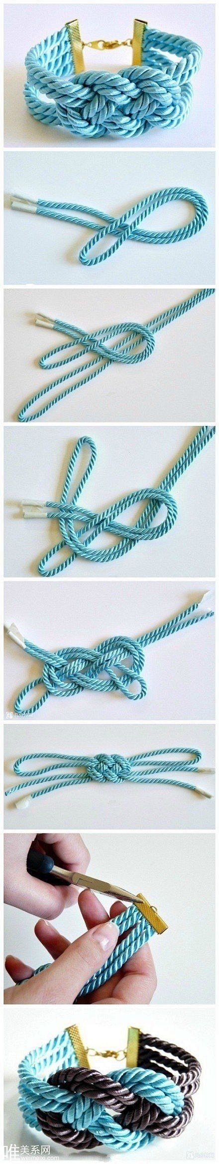 时尚手绳编织教程