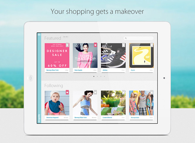 Shopilly - iPad界面 - ...