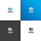 Waves Stars Logo Design Template 19.99  #businesslogotemplate #CompanyLogoTemplate #corporatedesigntemplate #CorporateLogoTemplate #logo