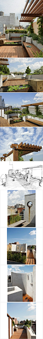 CuckooGarden：来自Pulltab design 设计的一个木甲板屋顶花园。www.pulltabdesign.com