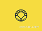 Sunflower！20款向日葵元素Logo设计UI设计作品LOGO其他Logo首页素材资源模板下载