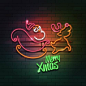 圣诞霓虹灯 Realistic style background with Christmas lights on brick wall - 192141-OXYU19-585_500x500.jpg