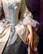 18世纪半身像 ​​​​__Y-油画  _T20191129  _布料材质_T20191129 
