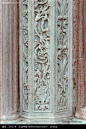 欧式建筑花纹柱子图片