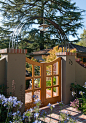 California Fusion : The clients’ preferences for unique plants, a touch of whimsy, family enjoyment and entertaining, and artistic taste infuse the garden with personality and spirit. 