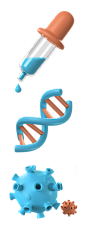 DNA细胞科技生物医疗器械注射器立体3D图标_PSD分层：