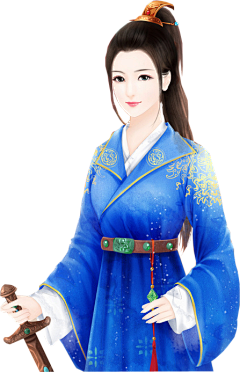 倪彩采集到橙光古代女立绘