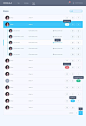 Oohlala Dashboard: Expandable Table User Interface #UI: 