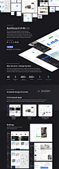 Dashboard UI Kit 3.0 : The first and the largest design kit for web apps and dashboards developed in React with open roadmap and monthly updates. This first release comes with 40 brand new screens including full conceptual apps. All based on symbols and s