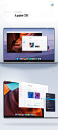Apple OS / MacOS 2020 redesign - Edge to edge Macbook : Apple OS concept redesign ( ux, ui, product, augmented reality, operating system, windows, apple, ios, safari, music, finder, design, motion, animation, 3d).This is a concept that I had in mind for a