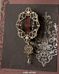 steampunk蒸汽朋克风格的勋章~ 古朴和时尚的结合！