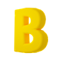 B 数字 字母 PNG 建模 3d blender