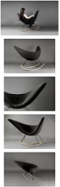 Great Egret 大白鹭为灵感设计的摇椅 by S 生活圈 展示 设计时代网-Powered by thinkdo3