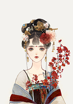 樱花落尽♡采集到手绘插画系列