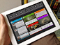 iPad App UI Retina - Sarah on Behance