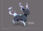Spireon, Roberto Gatto : Was recently talking about pokémon with a friend and we were discussing on how cool would a ghost type eeveelution be.<br/>So I just decided to design and try to animate the vfx (animation is hard af, gotta learn more on it)