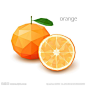 桔子LOGO橙子水果设计大图 点击还原