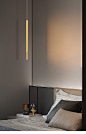 全铜吊灯 北欧创意家用装饰灯具现代简约led卧室床头样板间小吊灯-tmall.com天猫