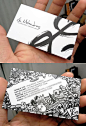 Doodle Business Card by LeiMelendres