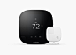 ecobee3 smart thermostat connects the home with wireless remote sensors