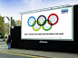 由五只不同色彩的套套组成奥运五环的广告牌出街。广告词为“不是每个男人都希望自己是世界上‘最快的’。