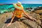 Woman looking tropical sea by Benny Marty on 500px