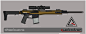 Quicksilver Industries: 'Caspian' Precision Rifle by Shockwave9001 on deviantART