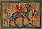 罗切斯特动物寓言集（The Rochester Bestiary），图片取自中世纪时期最著名的一个版本插画，现藏于伦敦大英图书馆。初期作品来源于希腊，在翻译后传入欧洲内陆再到不列颠，后又在十二至十三世纪前后进行了将近百篇的增补，而且原版的故事也大部分遭到修改，故事大部分讲述的是一些奇异的幻想生物和或和人类的故事，而众多的臆想生物也让此书得名。这部手抄本史学家判断最早是存放于圣安德鲁修道院，后遭偷窃，最后几经转手，在十八世纪被捐赠给大英图书馆。