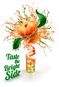 Lipton squeezed fruits : Project created for Lipton. DDB Dubai