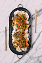 Crispy Scallion Ginger Salmon