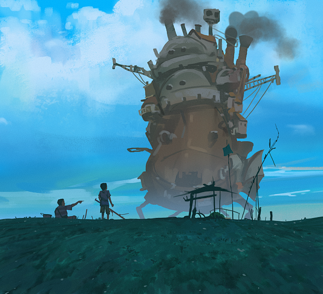 「howl moving castle」...