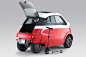 small, electric microlino car soon to be driving along european streets :  