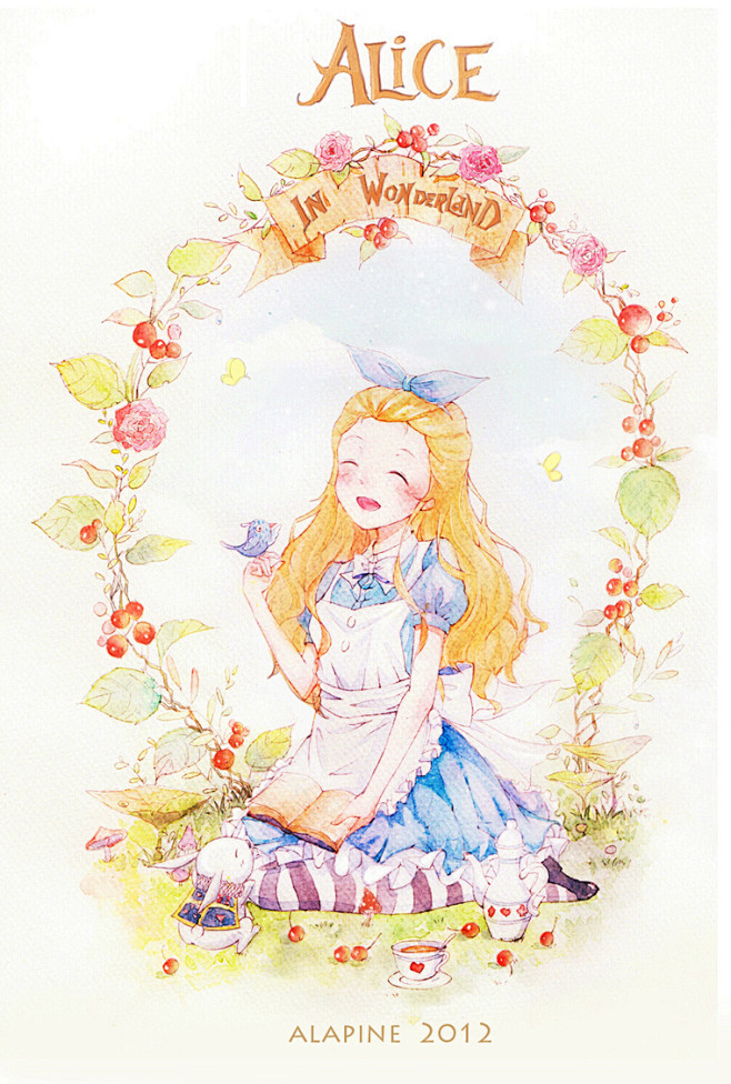 【alice 】  绘画：a-lapin...