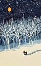冬季艺术，冬季仙境
winter art, winter wonderland 