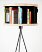 可以伸缩的“相机”圆形书架-一个小型图书馆-黎巴嫩设计师Nayef Francis作品封面大图