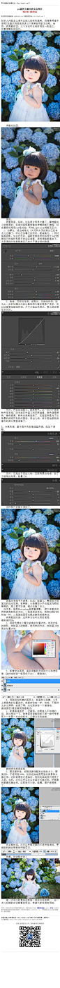 #人物调色#《photoshop调亮欠曝光的宝宝照片》 好多人问我怎么调可以把人的肤色提亮，而背景明暗不变呢?这篇示例就来讲讲三个简单好用的方法吧。当然，有需要的话，三个方法可以同时用在一张图上。 教程网址：http://www.16xx8.com/plus/view.php?aid=135365&pageno=all