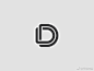 D字母logo设计 ​​​​